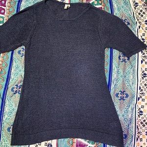 Sahalie blue cardigan size L